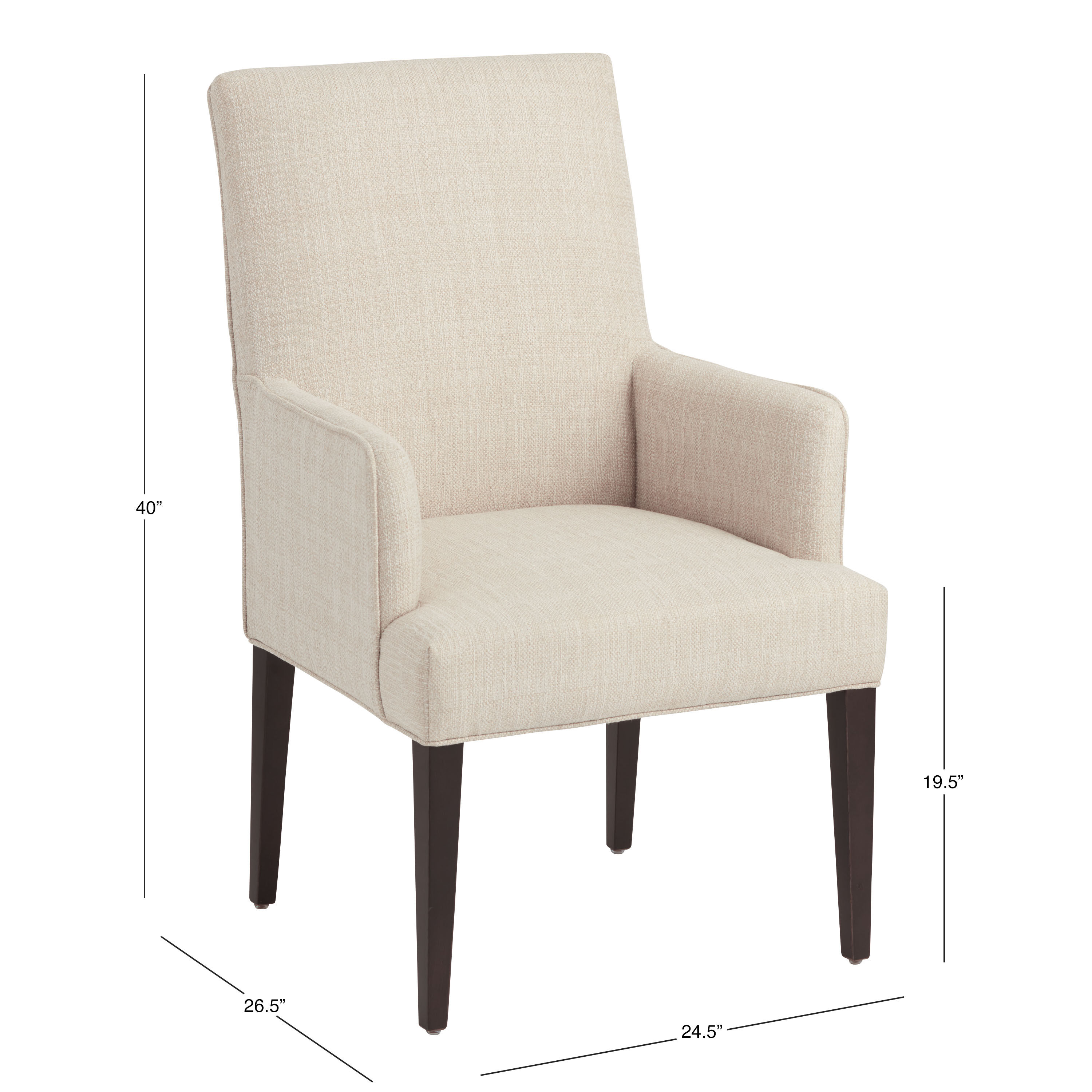 Bridget Upholstered Dining Armchair Set of 2 World Market