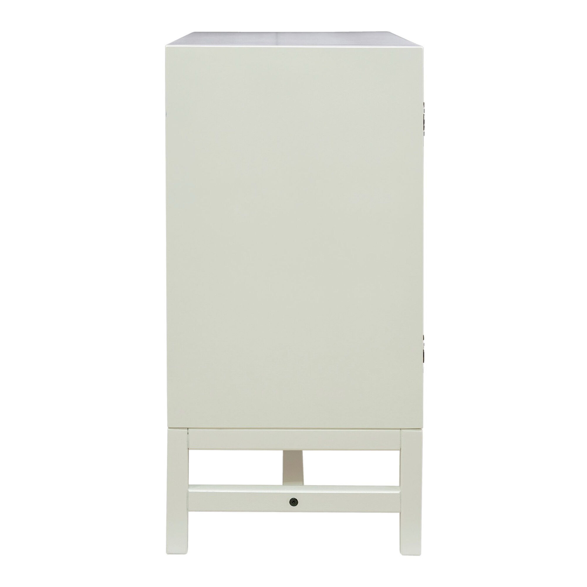 Romer Wood and Raffia Cane Storage Cabinet image number 4