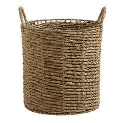 Trista Natural Seagrass Tote Basket