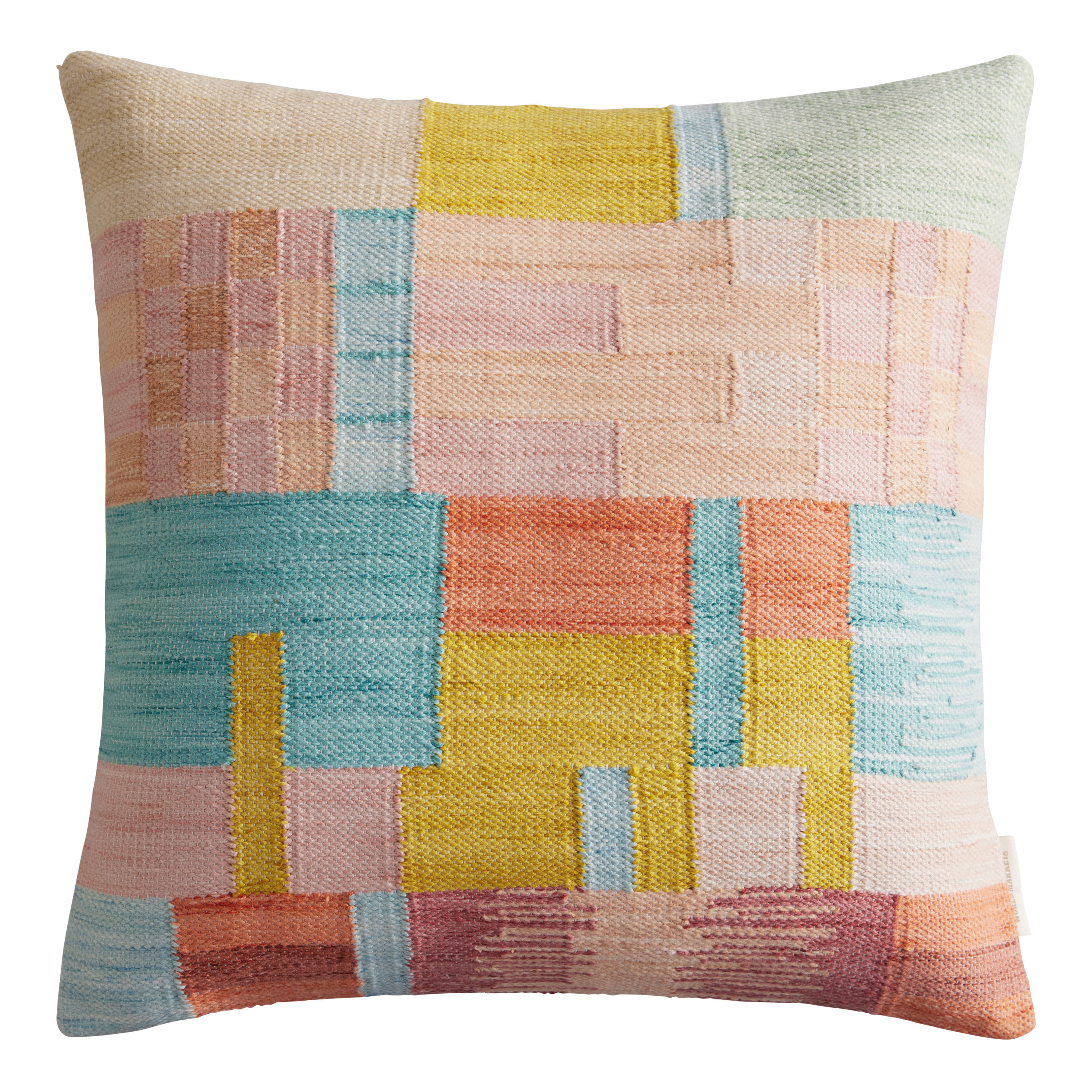Color block pillow 2025