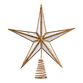 Antique Gold Mirror Star Tree Topper image number 1