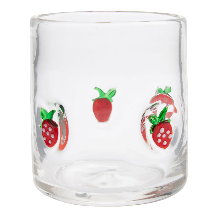 Charm Inlay Double Old Fashioned Glass