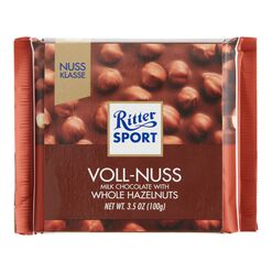 Ritter Sport Whole Hazelnut Milk Chocolate Bar
