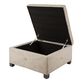 Wally Square Tufted Upholstered Storage Ottoman image number 3