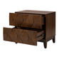 Cadenza Walnut Nightstand with Drawers and Charging Port image number 3
