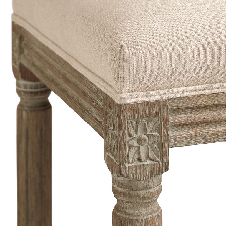 Paige Round Back Upholstered Counter Stool image number 6