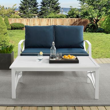 Araceli Metal 2 Piece Outdoor Loveseat Furniture Set Araceli Metal 2 Piece Outdoor Loveseat Furniture Set