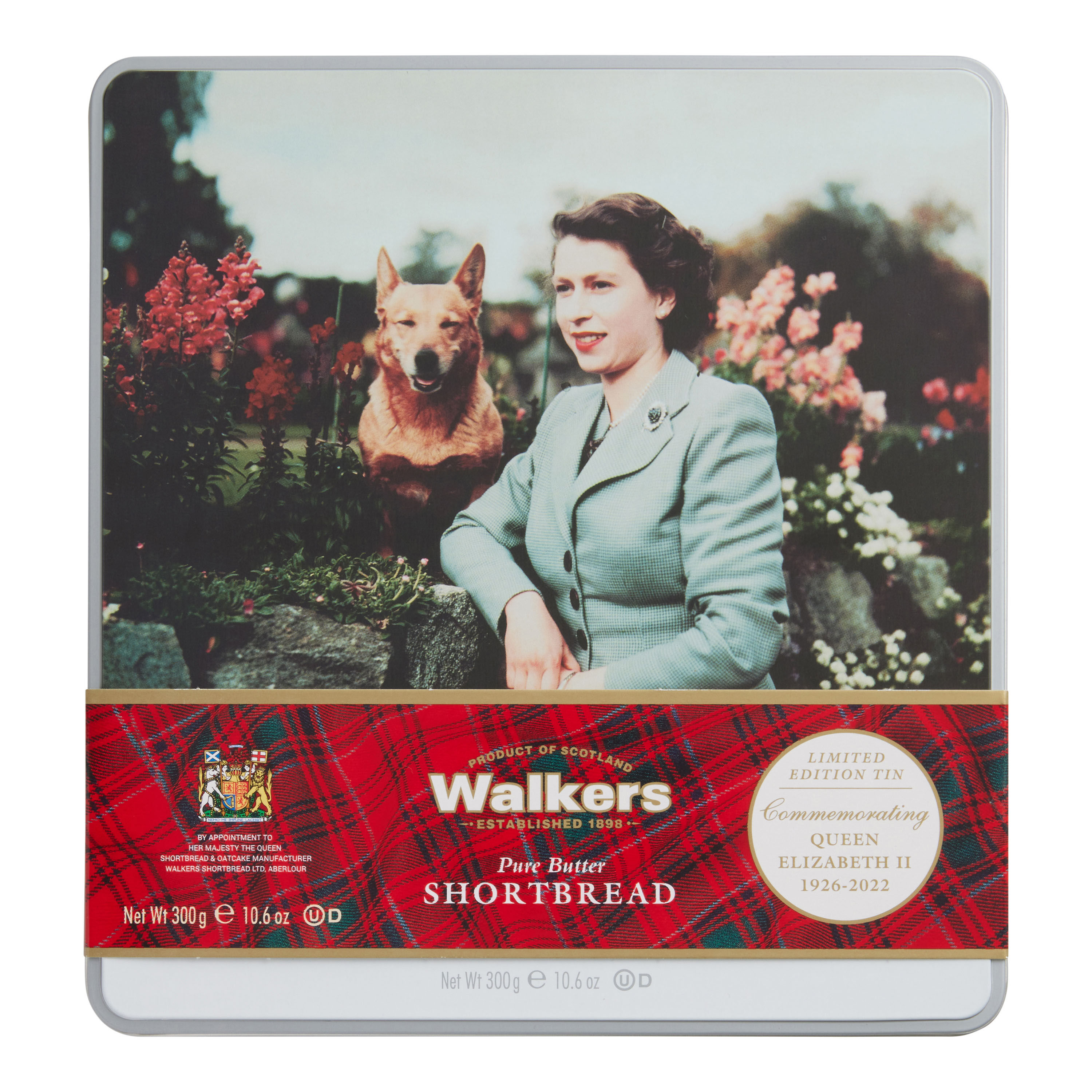Walker's Shortbread Queen Elizabeth II with Corgi Tin image number 0