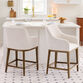 Arden Natural Upholstered Counter Stool image number 1