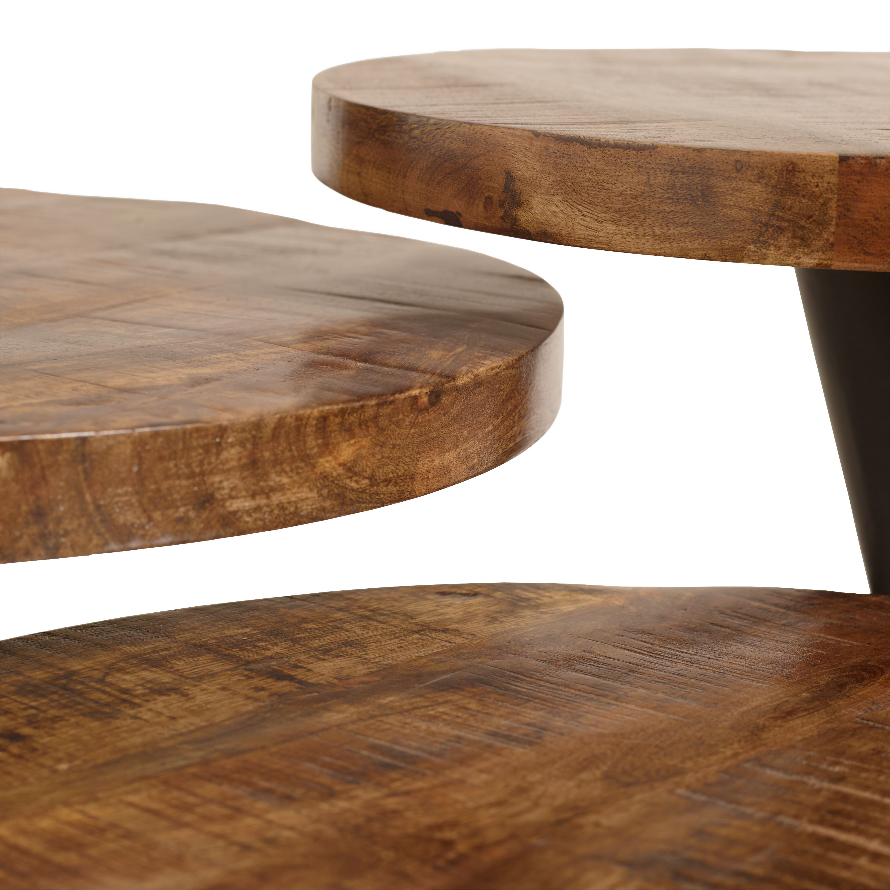 Wood and Metal Multi Level Coffee Table World Market