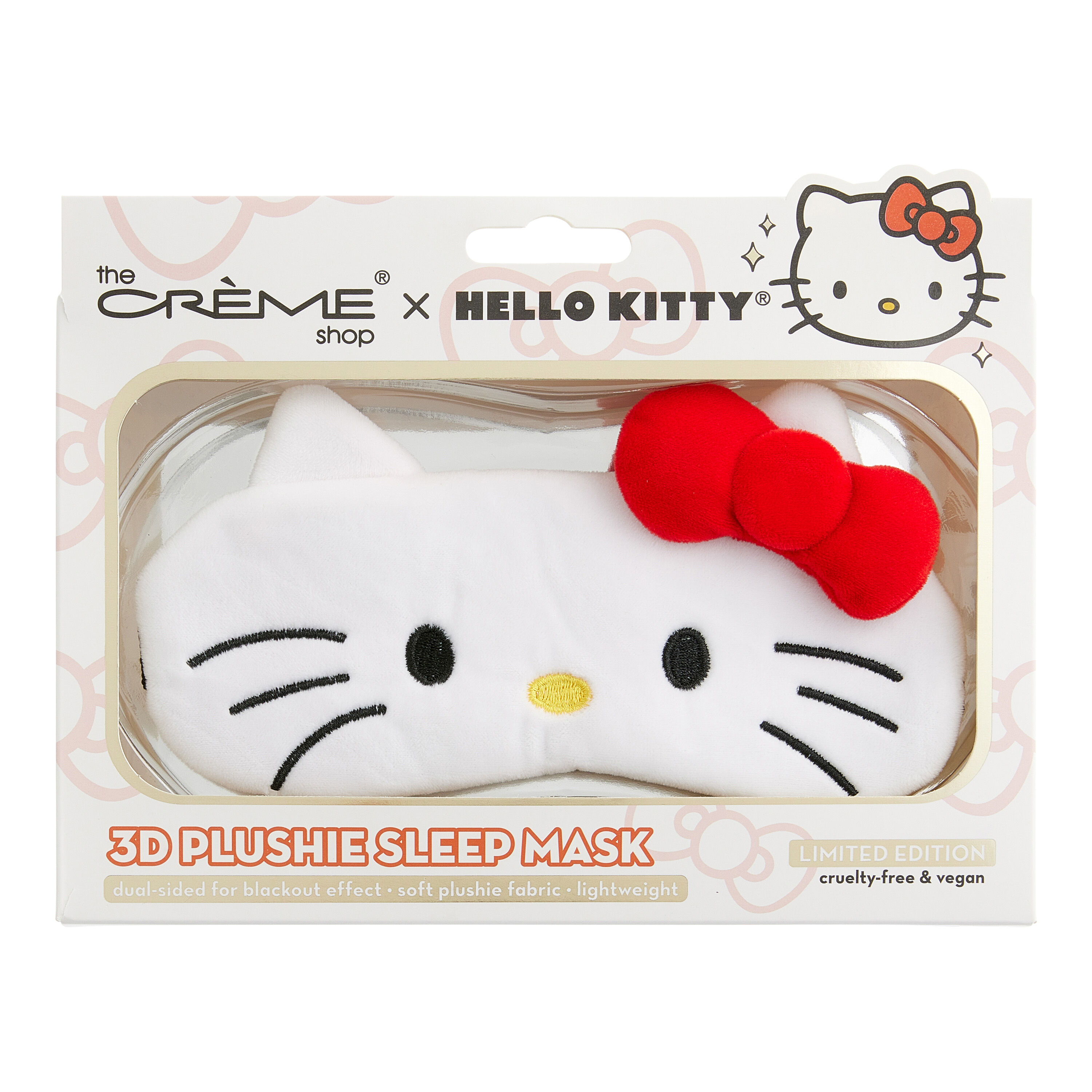Creme Shop Hello Kitty 3D Plushie Sleep Mask image number 1