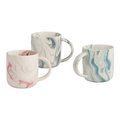 Marble Ceramic Mug Set Of 3