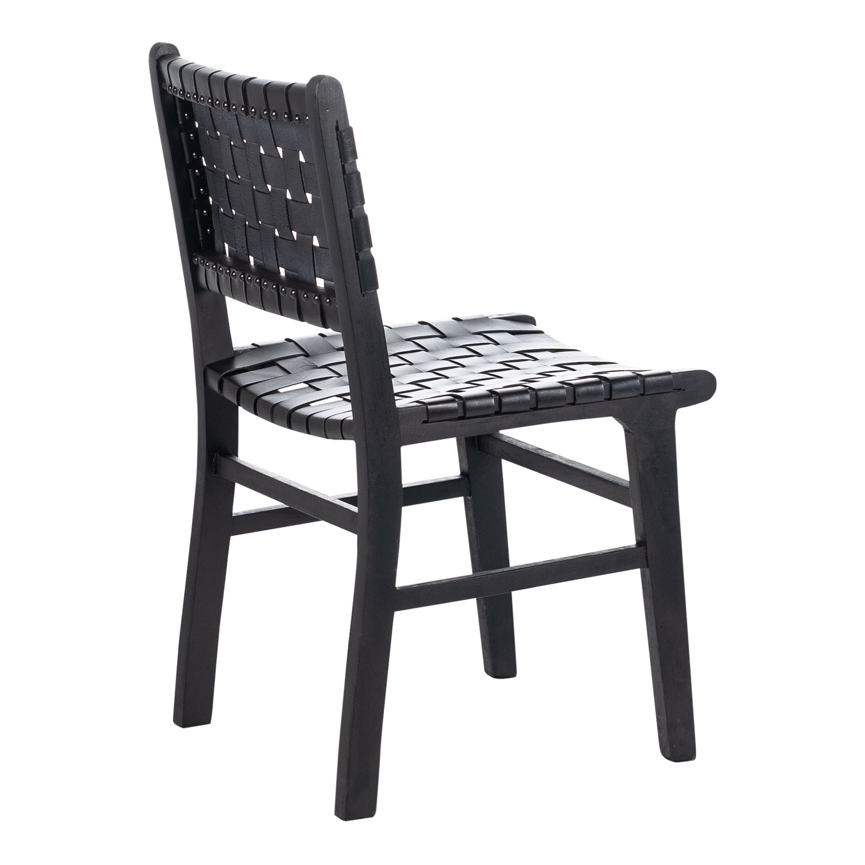 Overstock leather online dining chairs