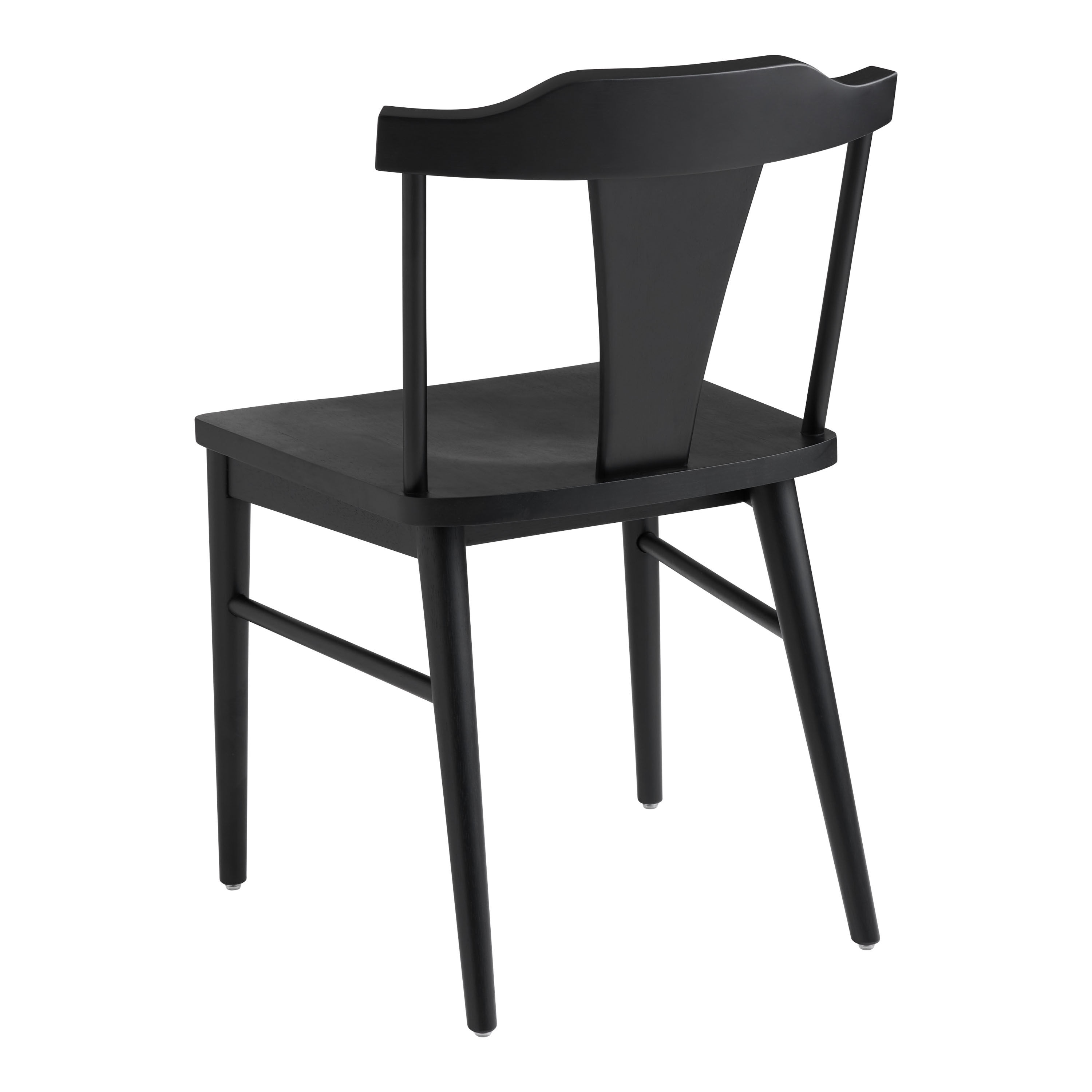 Tobi Wood Cutout Splat Back Dining Chair Set of 2 image number 3
