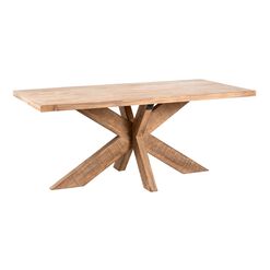 Boyton Antique Natural Reclaimed Pine Dining Table