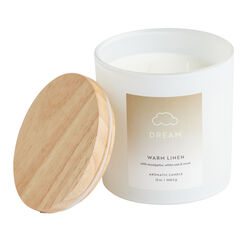 Dream Warm Linen 2 Wick Scented Candle