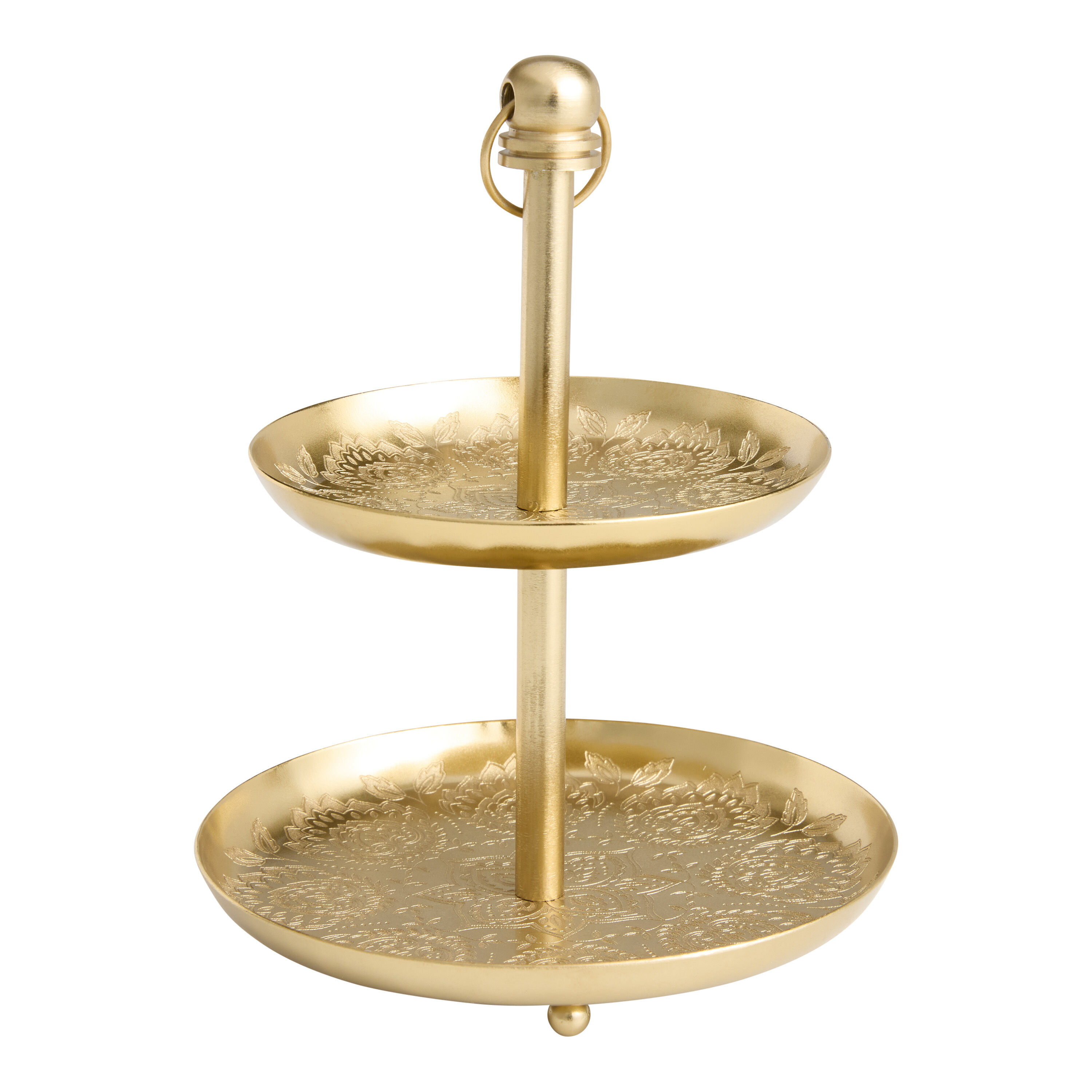 Two tier jewelry stand hot sale