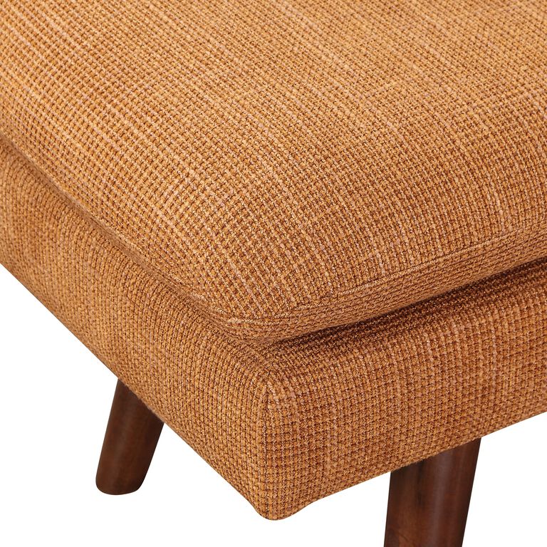 Marian Mid Century Upholstered Bench image number 4