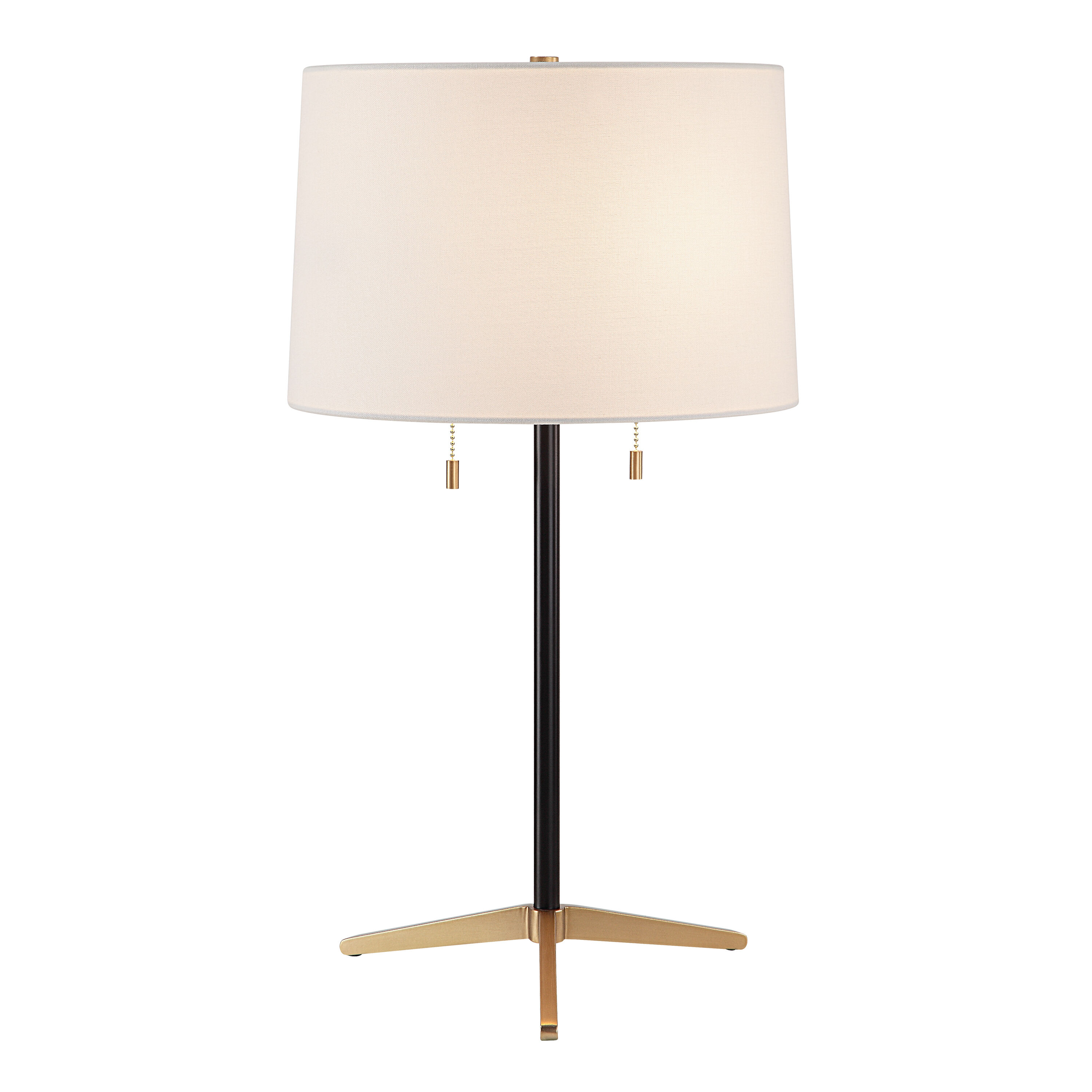 Table top tripod lamp outlet