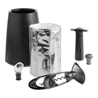 Vacu Vin Stainless Steel Elegant 5 Piece Wine Tool Set Vacu Vin Stainless Steel Elegant 5 Piece Wine Tool Set