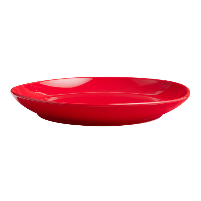 True Red Glossy Dinner Plate image number 2