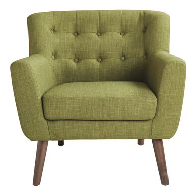 Travis Mid Century Tufted Upholstered Chair Travis Mid Century Tufted Upholstered Chair