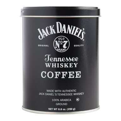Jack Daniel's Tennessee Whiskey Ground Coffee Tin 8.8 Oz. Jack Daniel's Tennessee Whiskey Ground Coffee Tin 8.8 Oz.