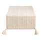 Natural Ivory And Brown Chevron Table Linen Collection image number 2