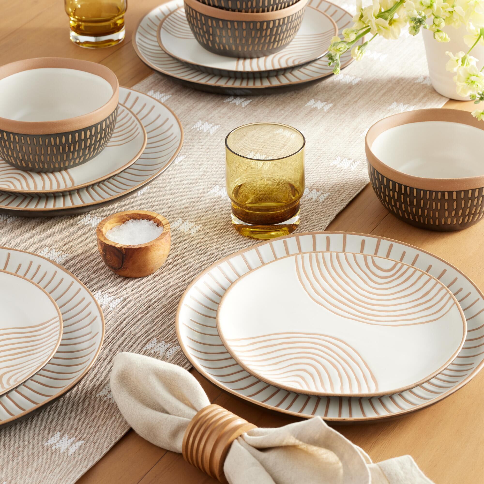 Clay dinnerware set cheap