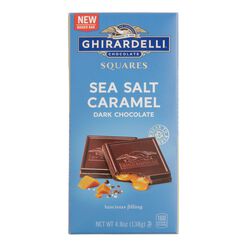 Ghirardelli Sea Salt Caramel Dark Chocolate Bar Set of 2