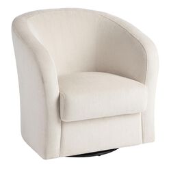 Megan Upholstered Swivel Chair