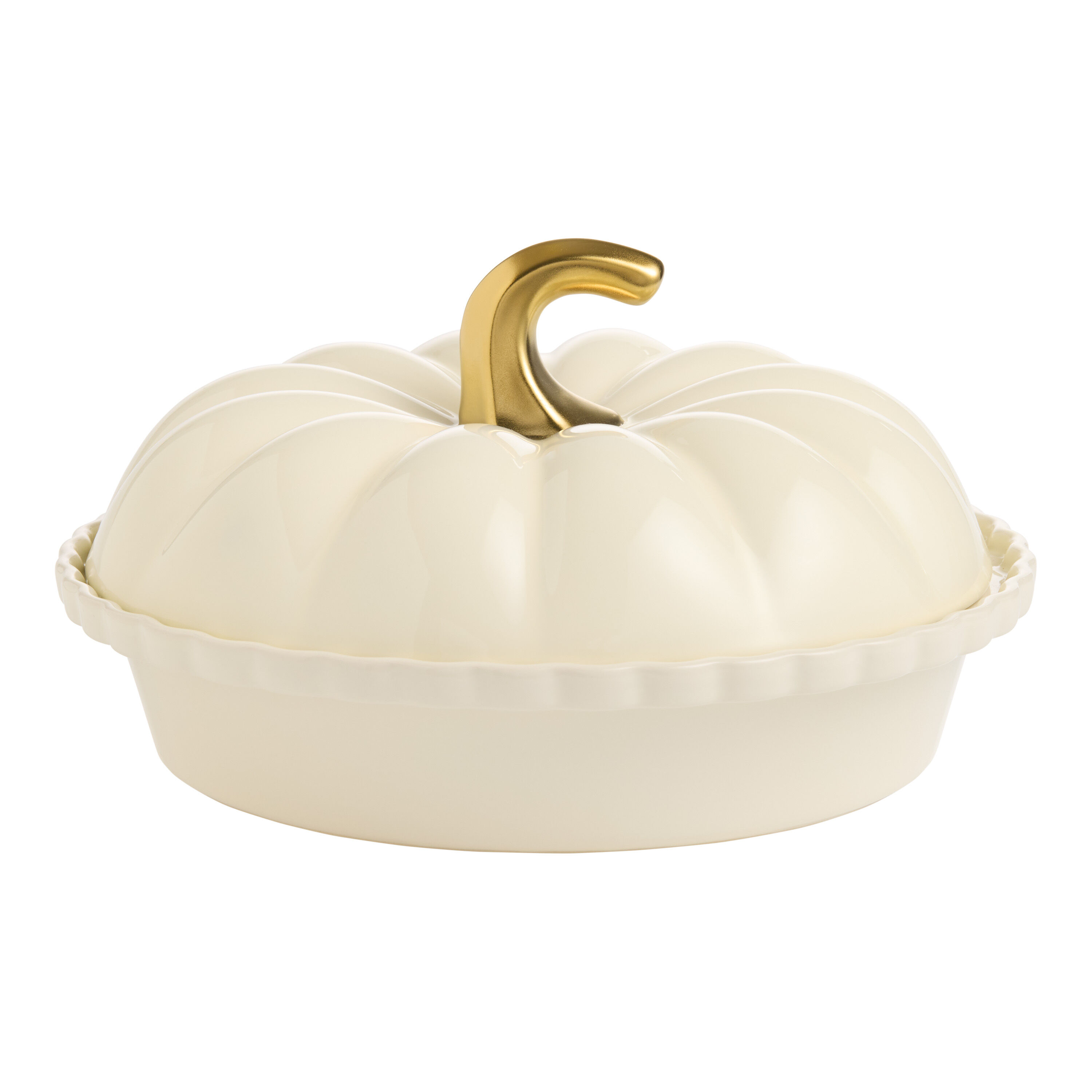 Pie dish with lid top