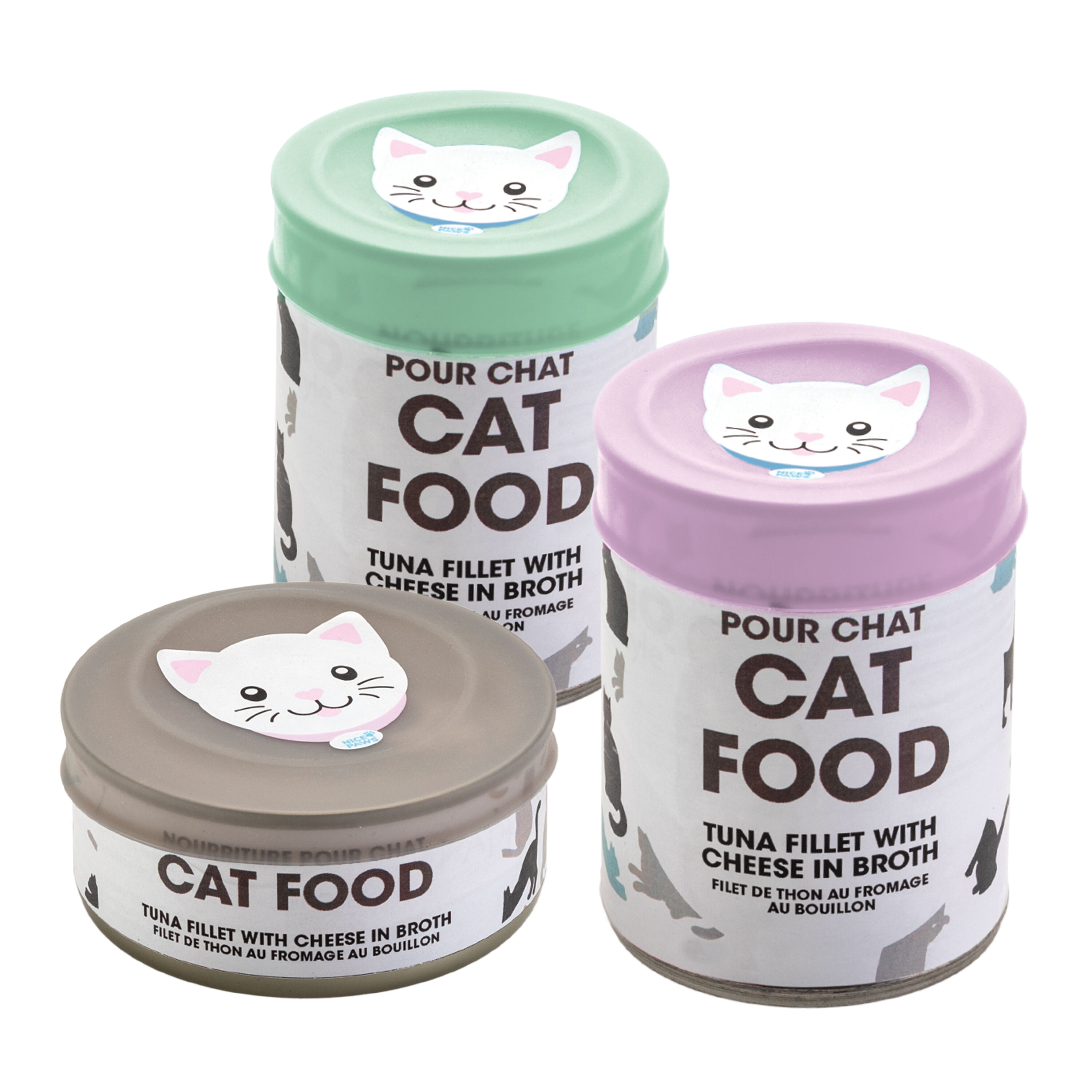 Silicone Cat Food Can Covers 3 Pack image number 1