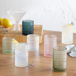 Jupiter Beaded Glass Dishware Collection