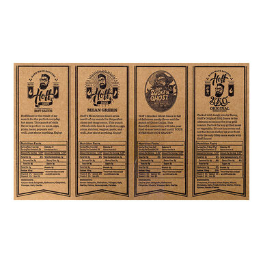 Hoff's Mini Classic BBQ and Hot Sauce Variety Gift Set 4 Pack Hoff's Mini Classic BBQ and Hot Sauce Variety Gift Set 4 Pack