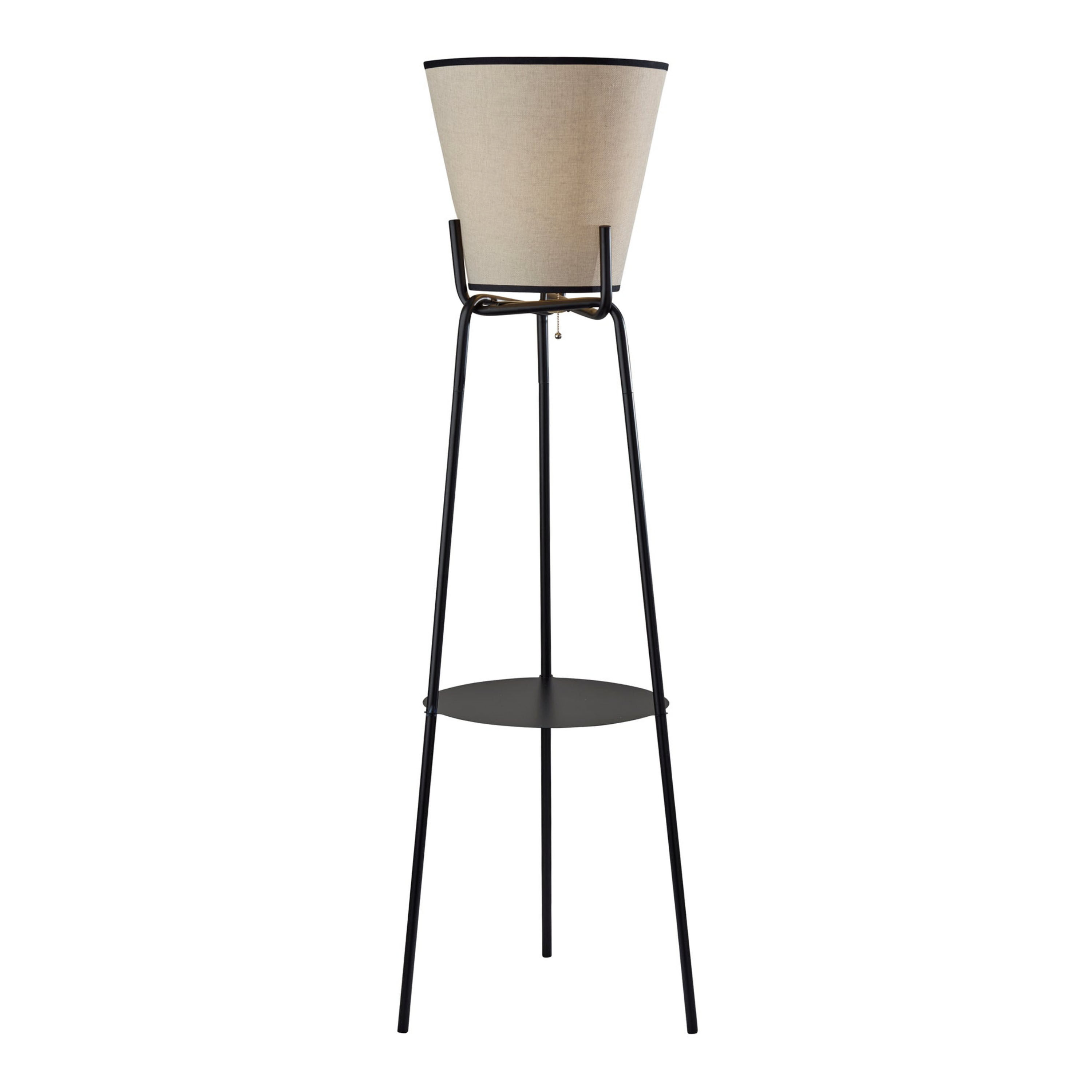 Black metal tripod lamp online