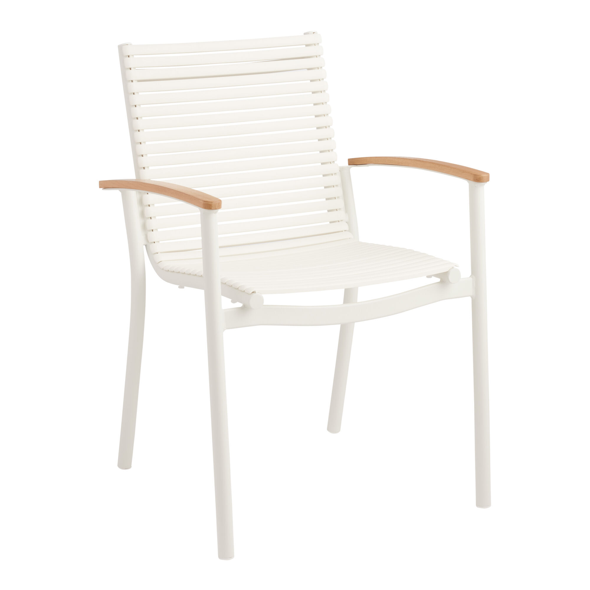Palma Sur Recycled Plastic and Aluminum Outdoor Dining Chair Set