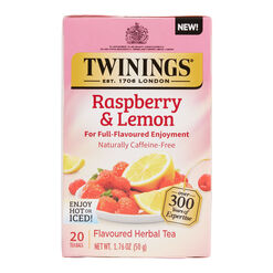 Twinings Raspberry And Lemon Herbal Tea 20 Count