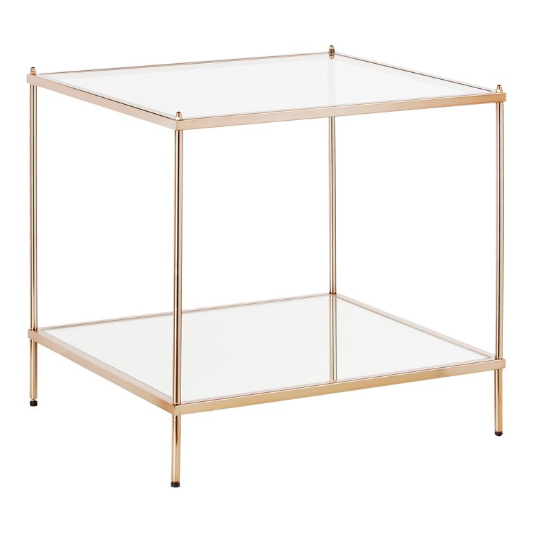Cost Plus World Market + Copper 3 Tier Glass Drying Rack