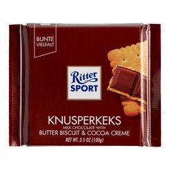 Ritter Sport Butter Biscuit Milk Chocolate Bar