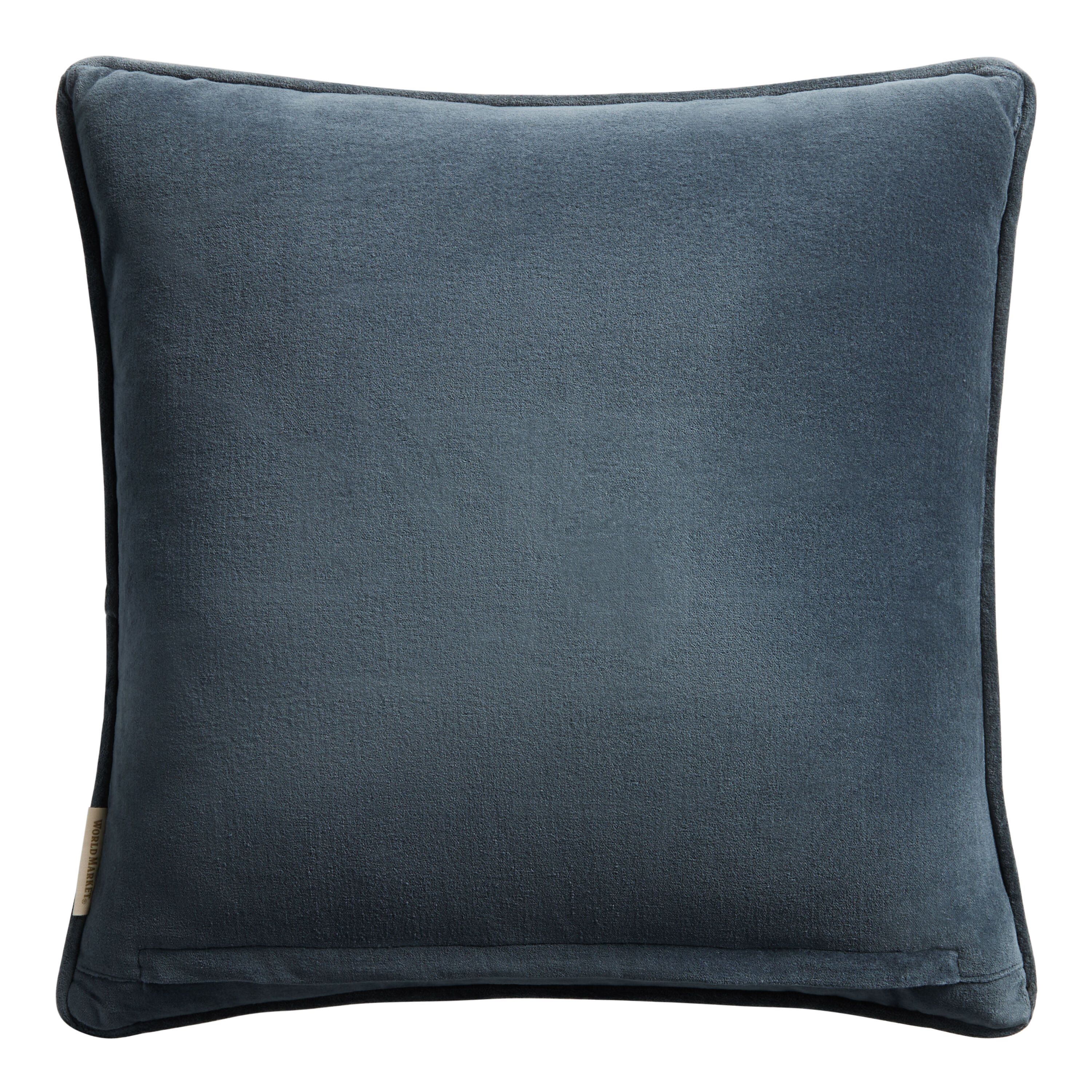 Teal floral sales throw pillow
