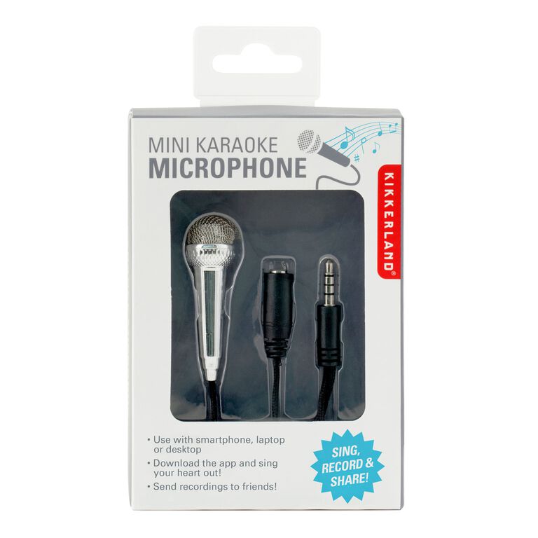 Mini Kikkerland Karaoke Microphone - World Market