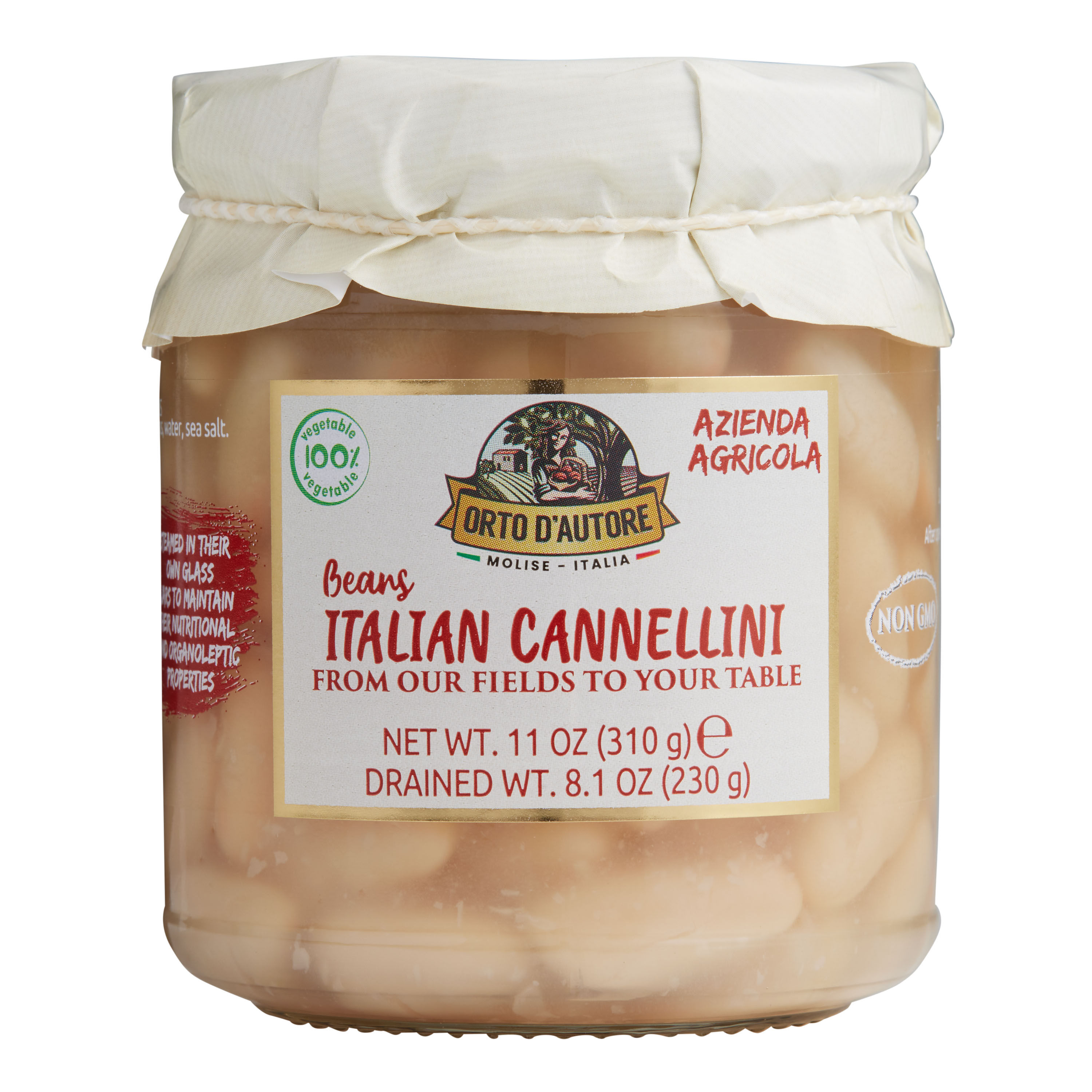 Orto d'Autore Italian Cannellini Beans Set of 2 image number 0