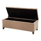 Wispy Tufted Upholstered Storage Bench image number 3