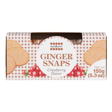 Nyakers Cranberry Gingersnaps Box Nyakers Cranberry Gingersnaps Box