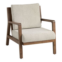 Delaney Dark Pecan Upholstered Chair
