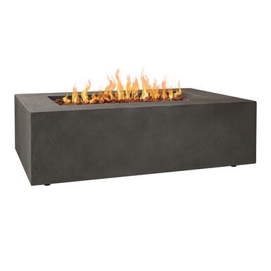 Malta Glacier Gray Faux Stone Gas Fire Pit Table Malta Glacier Gray Faux Stone Gas Fire Pit Table
