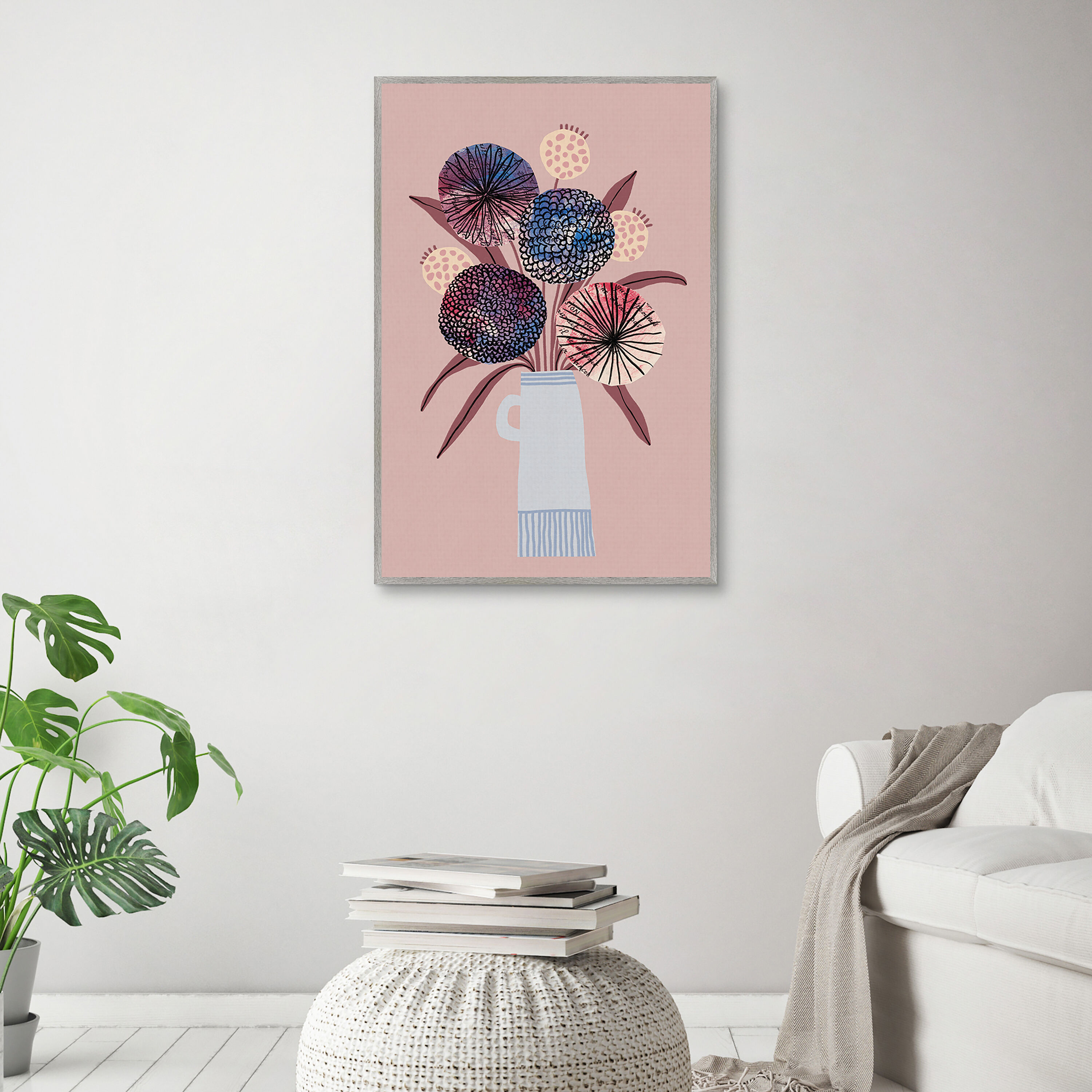 Wildflower Bloom By Alisa Galitsyna Framed Canvas Wall Art image number 2