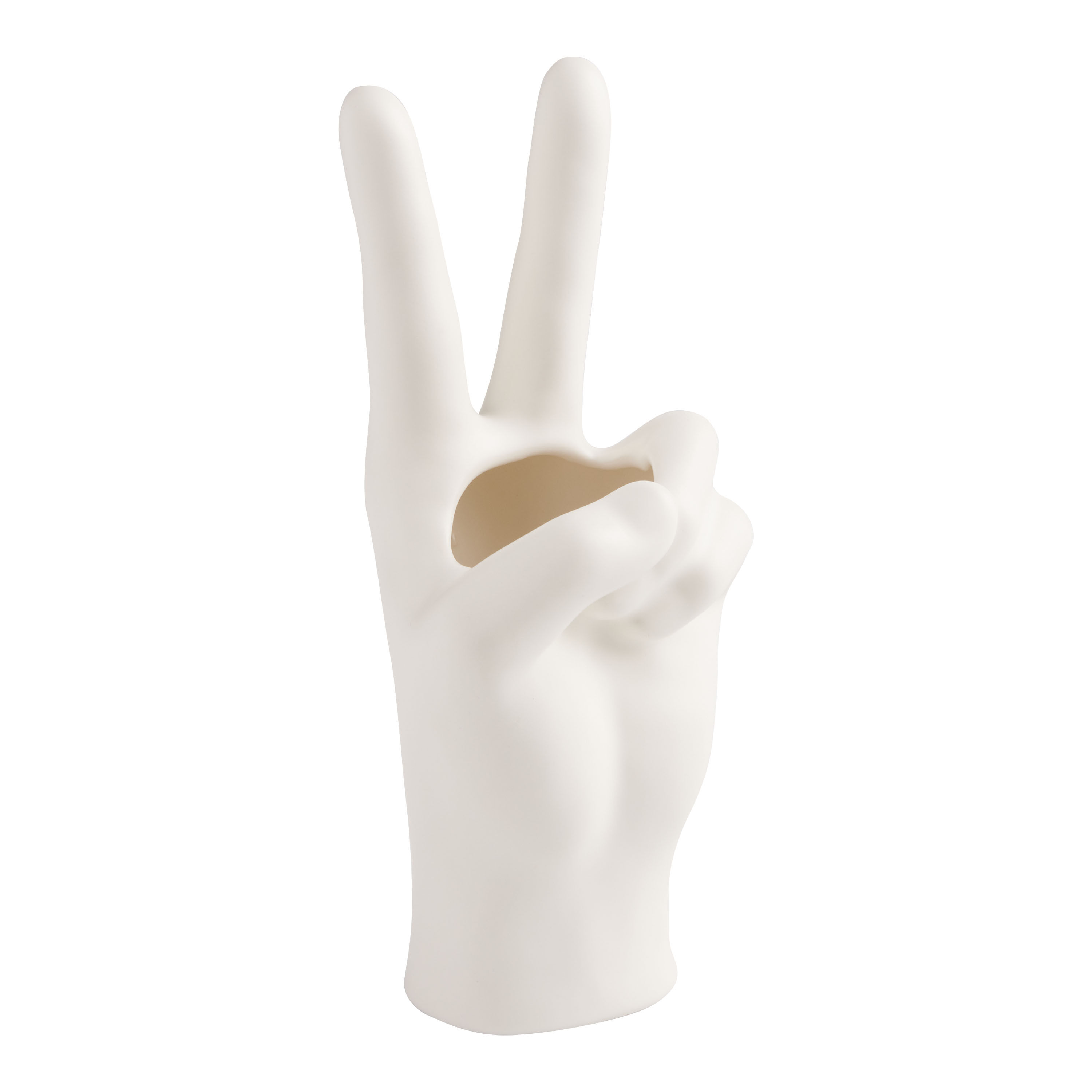 Ceramic Hand Figural Vase