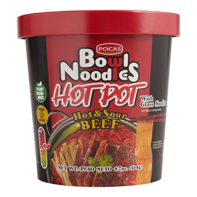 Pocas Hot and Sour Beef Hot Pot Noodle Soup Bowl Set of 2 Pocas Hot and Sour Beef Hot Pot Noodle Soup Bowl Set of 2